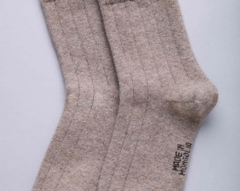 Cashmere Grey Socks