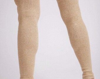 るるる　未使用◇LEG WARMERベージュ 70% Camel Wool Leg Warmers - Etsy