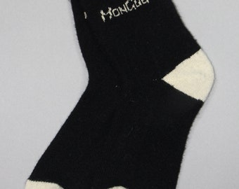 Calcetines 100% lana de oveja: calcetines gruesos y cálidos de invierno, calcetines térmicos mongoles, regalo de lana natural para hombres y mujeres.