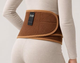Natural Wool Back Warmer Belt