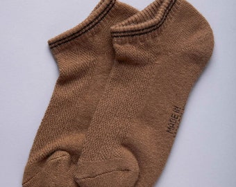 Camel Wool Brown Socks