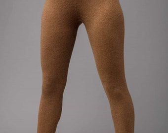 Camel Wool Leggings