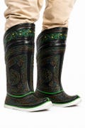 Mongolian 17 th Century Dark Boots with 64 Ornaments product logo