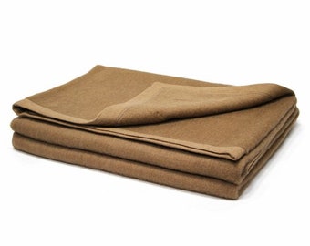 100% Camel Wool Blanket