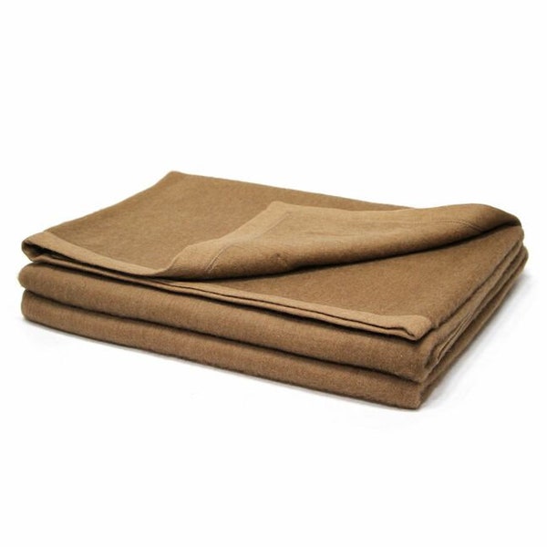 100% Camel Wool Blanket