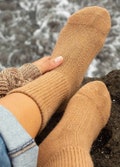 60% Wool Socks-Thick Warm Winter Socks, Mongolian Thermal Hiking Socks, Natural Wool Gift for Men Women product logo