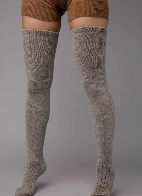 Loudspeaker On a large scale Locker Laine de mouton Gris Foncé Cuisse Chaussettes Hautes - Etsy France Loudspeaker On a large scale Locker Laine de mouton Gris Foncé Cuisse Chaussettes Hautes - Etsy France