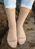 Cashmere Socks- Thick Warm Winter Socks, Mongolian Thermal Hiking Socks, Natural Wool Gift for Men Women product logo