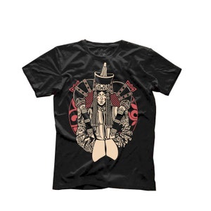 T-shirt Mongoolse koningin - zwart