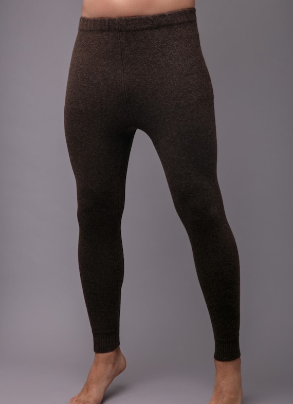 Dark Brown Yak Wool Legging - Etsy