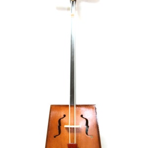 Beginner Light Brown Morin Khuur – Mongolian Horsehead Fiddle, Student Instrument With Bow & Case