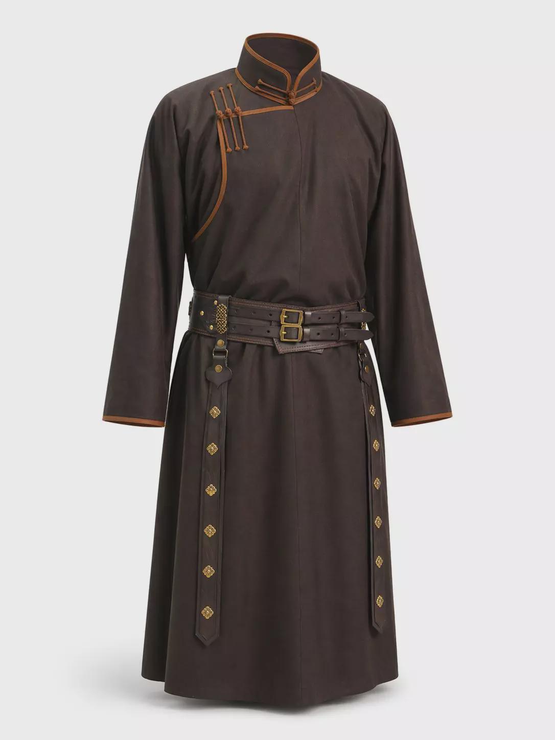 17th Century Men's Deel-traditional Mongolian Deel Robe-handmade ...