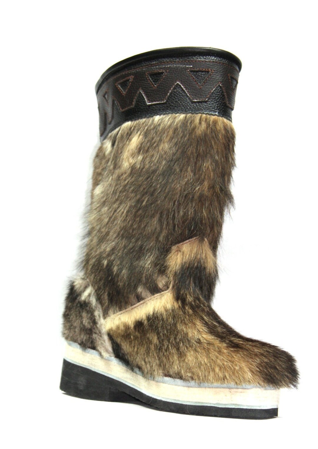 custom fur boots