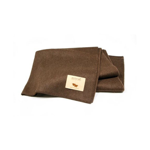 ヤクウール100%ブランケット - Etsy 日本