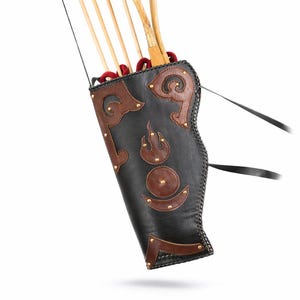 Dark Brown Bow and Arrow Case