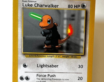 カスタムポケモンカード スターウォーズ ライトセーバー デュエル