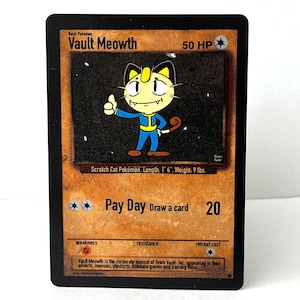 Coffre-fort de cartes Pokémon personnalisé Miaouss