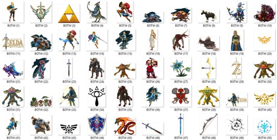ゼルダの伝説 ブレス オブ ザ ワイルド クリップアート、PNG 画像