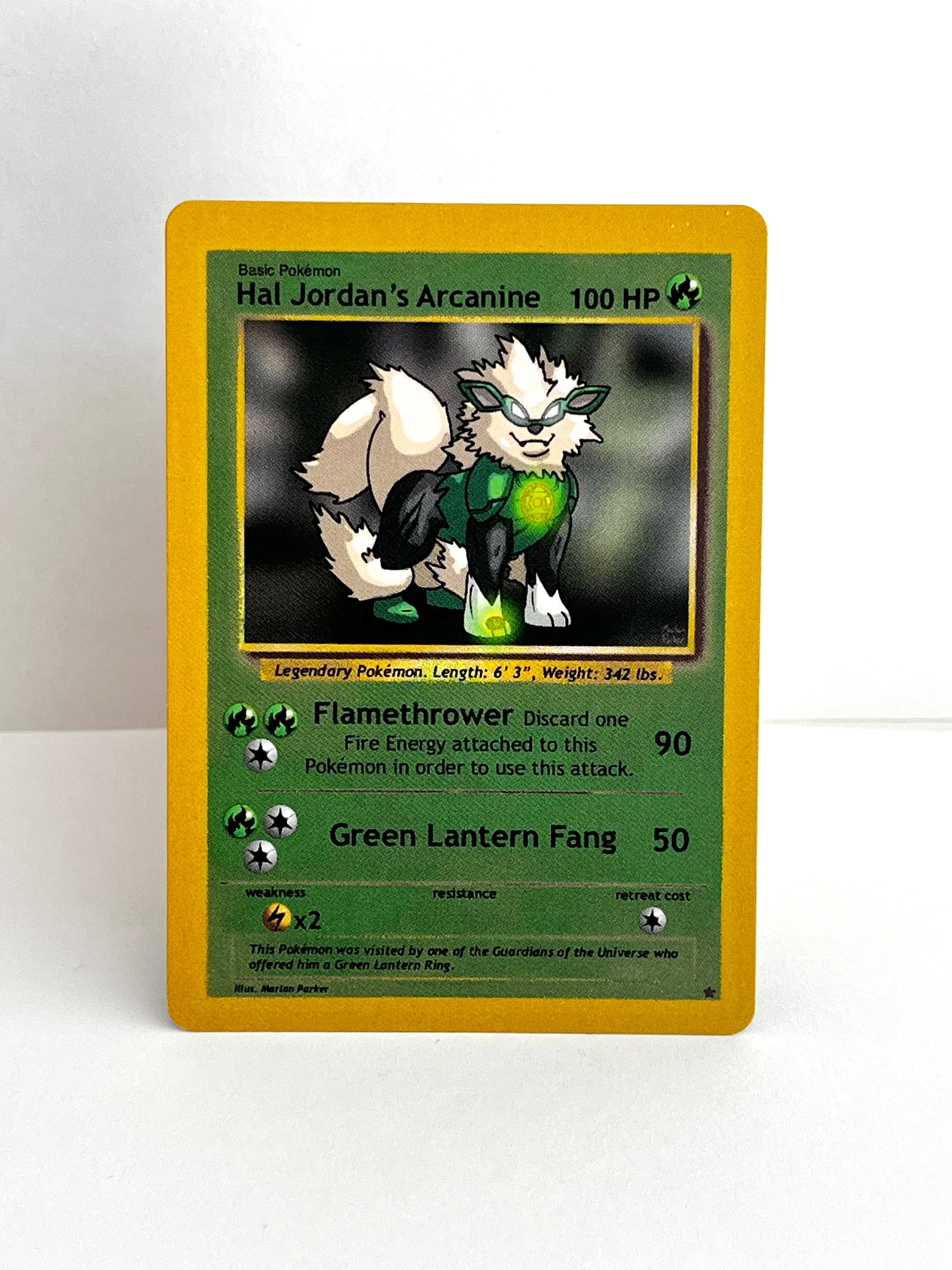 Custom Pokmon Card Hal Jordan's Arcanine (green Lantern Arcanine) - Etsy Custom Pokmon Card Hal Jordan's Arcanine (green Lantern Arcanine) - Etsy