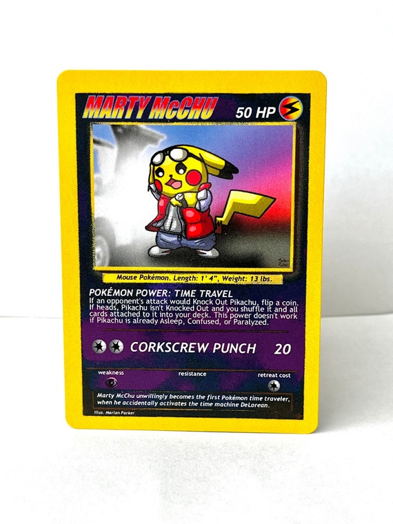 pikachu mouse pokemon card Holo - McDonald's Collection 2024 (M24EN) Pokmon 002/015 and put it into your hand Custom Pokemon Card Marty McChu