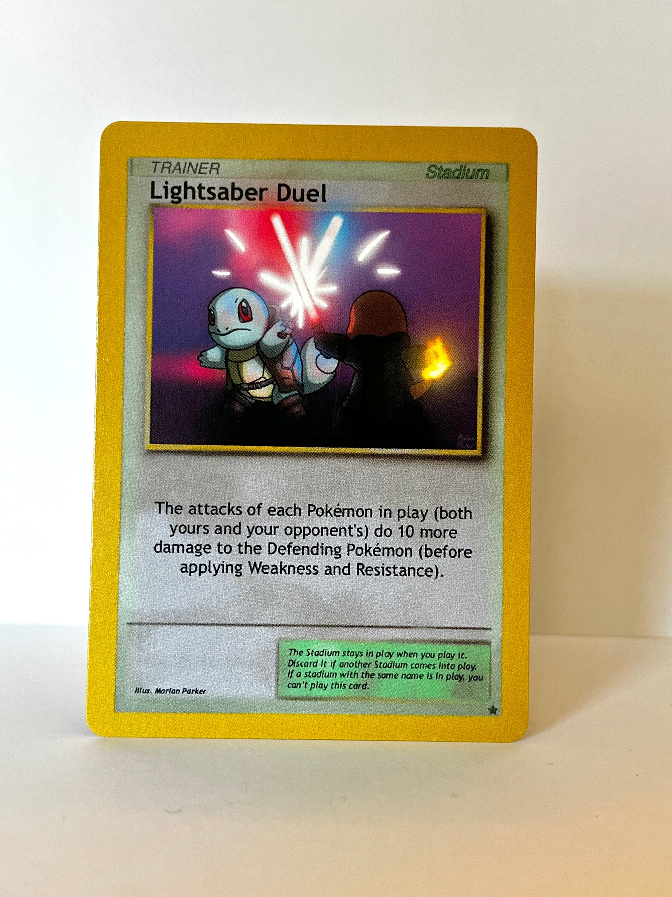 カスタムポケモンカード スターウォーズ ライトセーバー デュエル