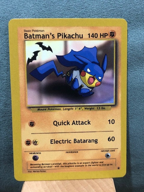 batman pokemon cards Pokmon TCG Pocket this graded and authenticated card is the perfect way to showcase your collection. Pokemon batman pikachu 2