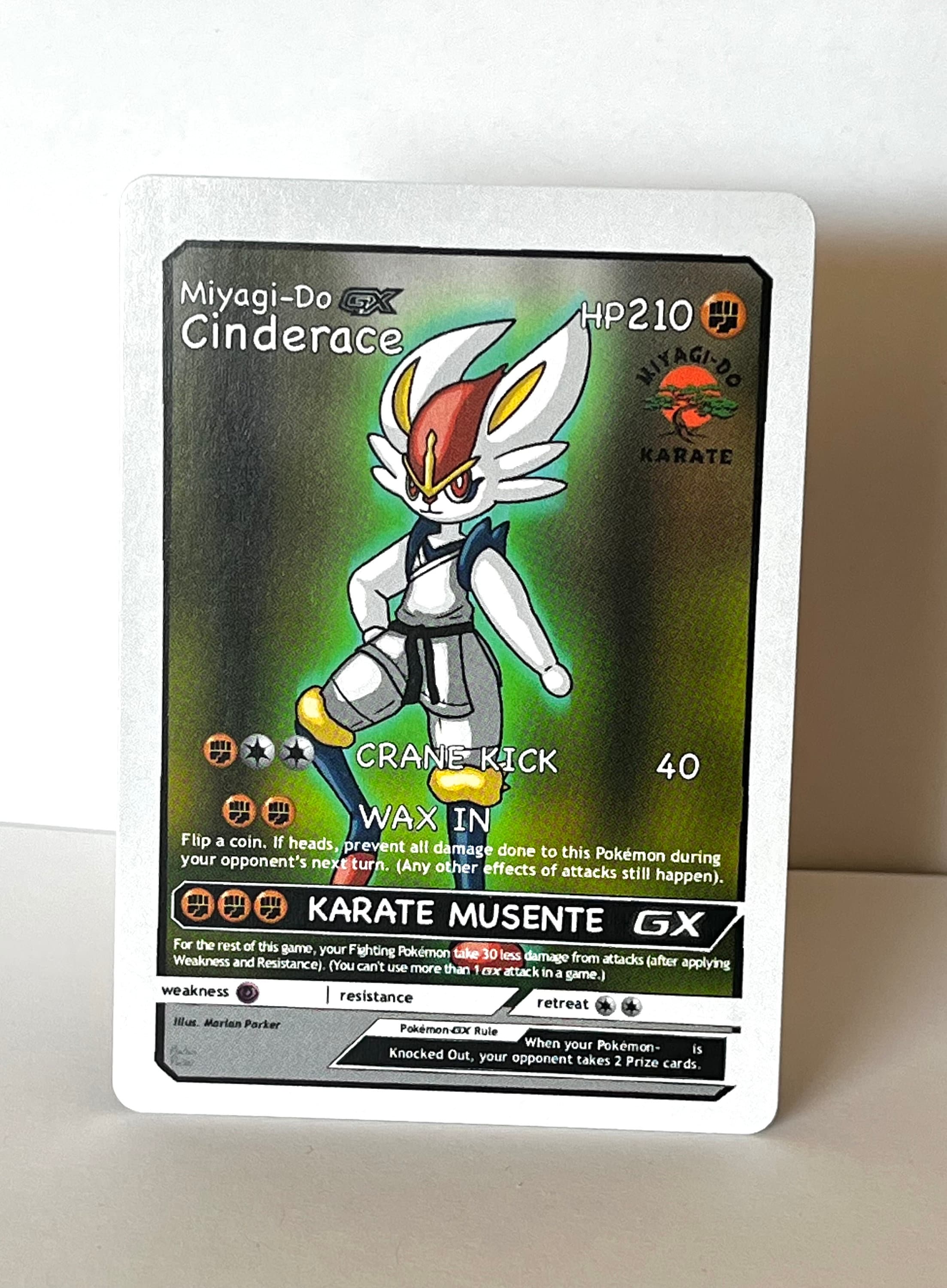 Custom Pokmon Card Miyagi Do Cinderace