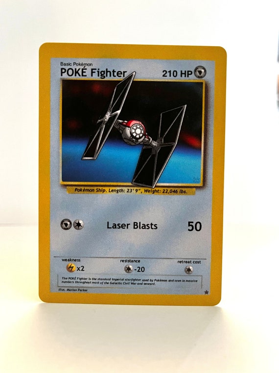 Custom Pokemon Card POK Fighter (Poke Ball TIE Fighter) Custom Pokemon Card POK Fighter (Poke Ball TIE Fighter)