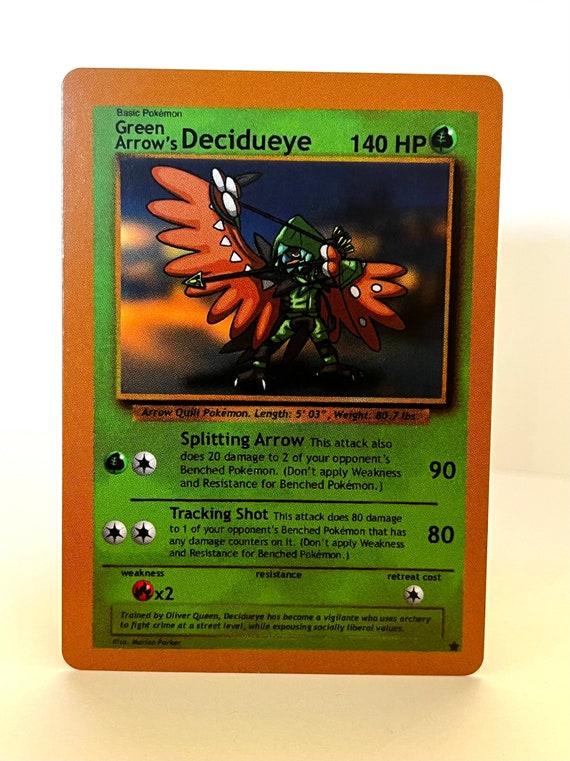 Custom Pokmon Card Green Arrow's Decidueye
