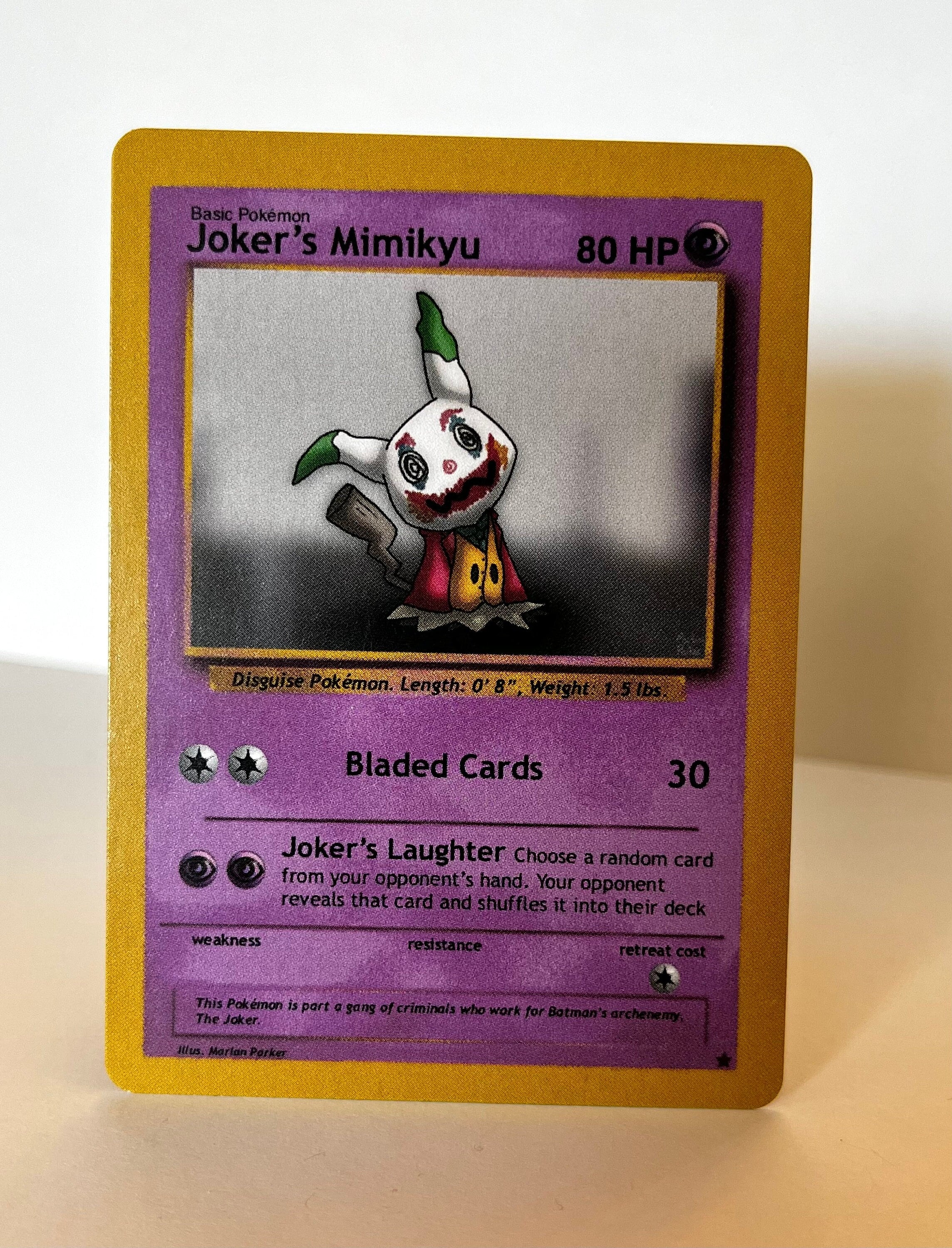 Carta Pokémon Gengar/Mimikyu GX de segunda mano por 15 EUR en