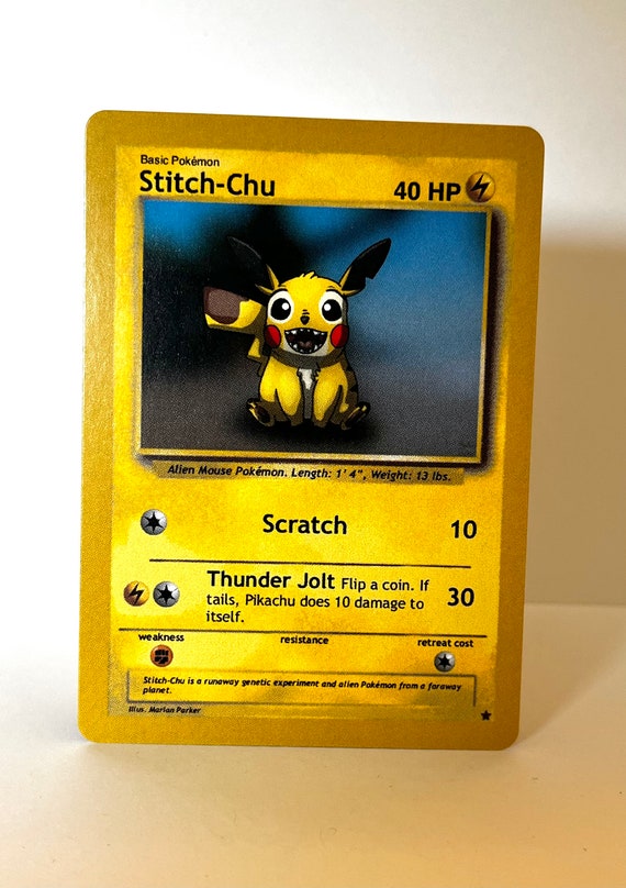 カスタムポケモンカード スティッチチュー（スティッチ