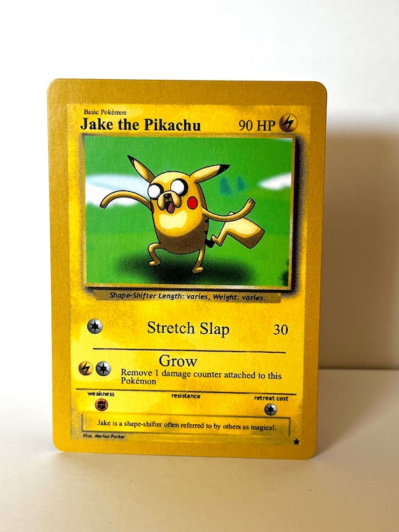 Custom Pokmon Card Jake the Pikachu