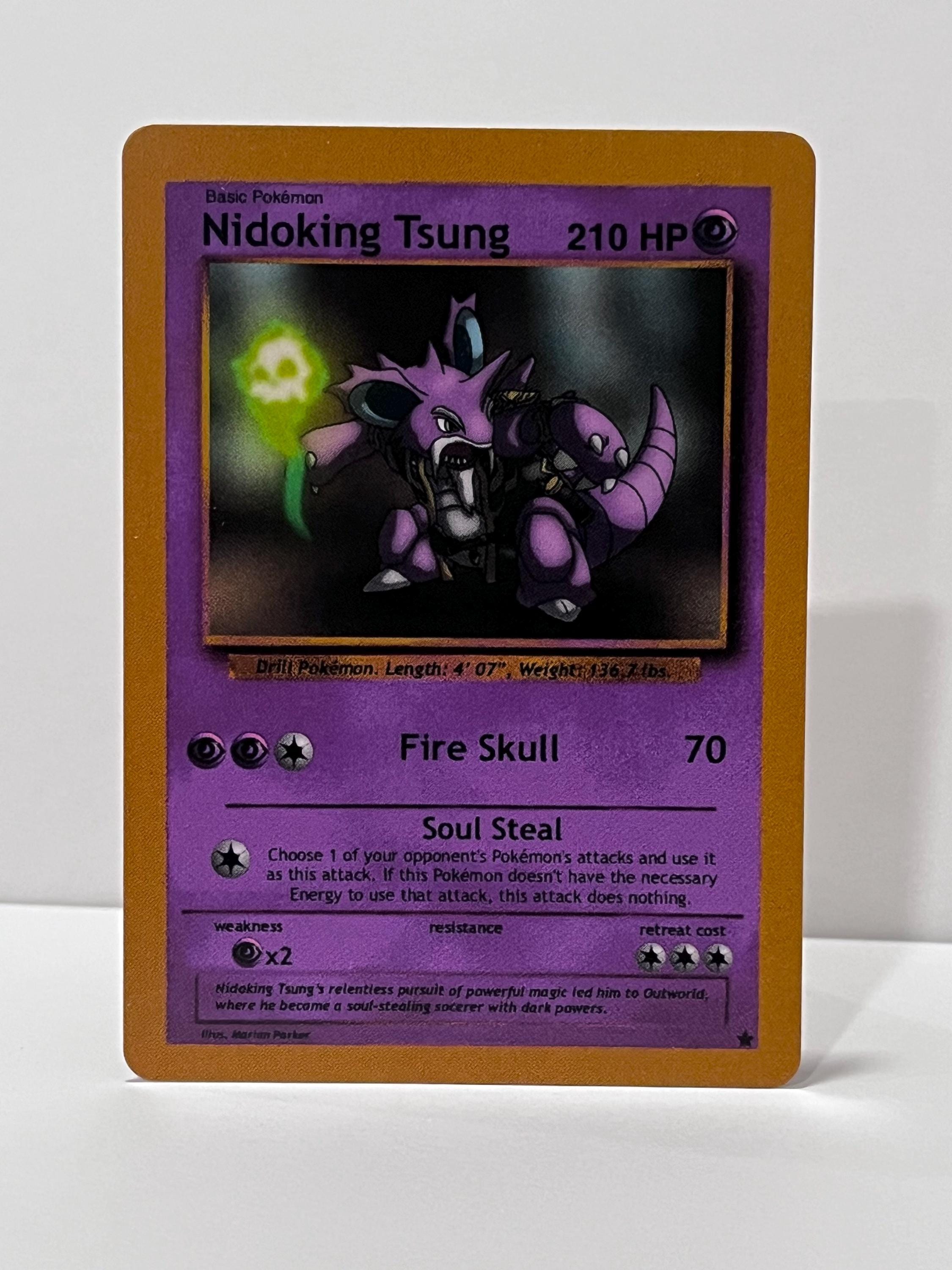 nidoking pokemon card Rocket's EX 2025 SV10 Special Art Rare Japanese #126 PSA Authenticated 10 Holo Rare Card Type Nidoking - Reverse Holofoil Plasma