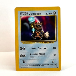 Zigzagoon Card - Etsy