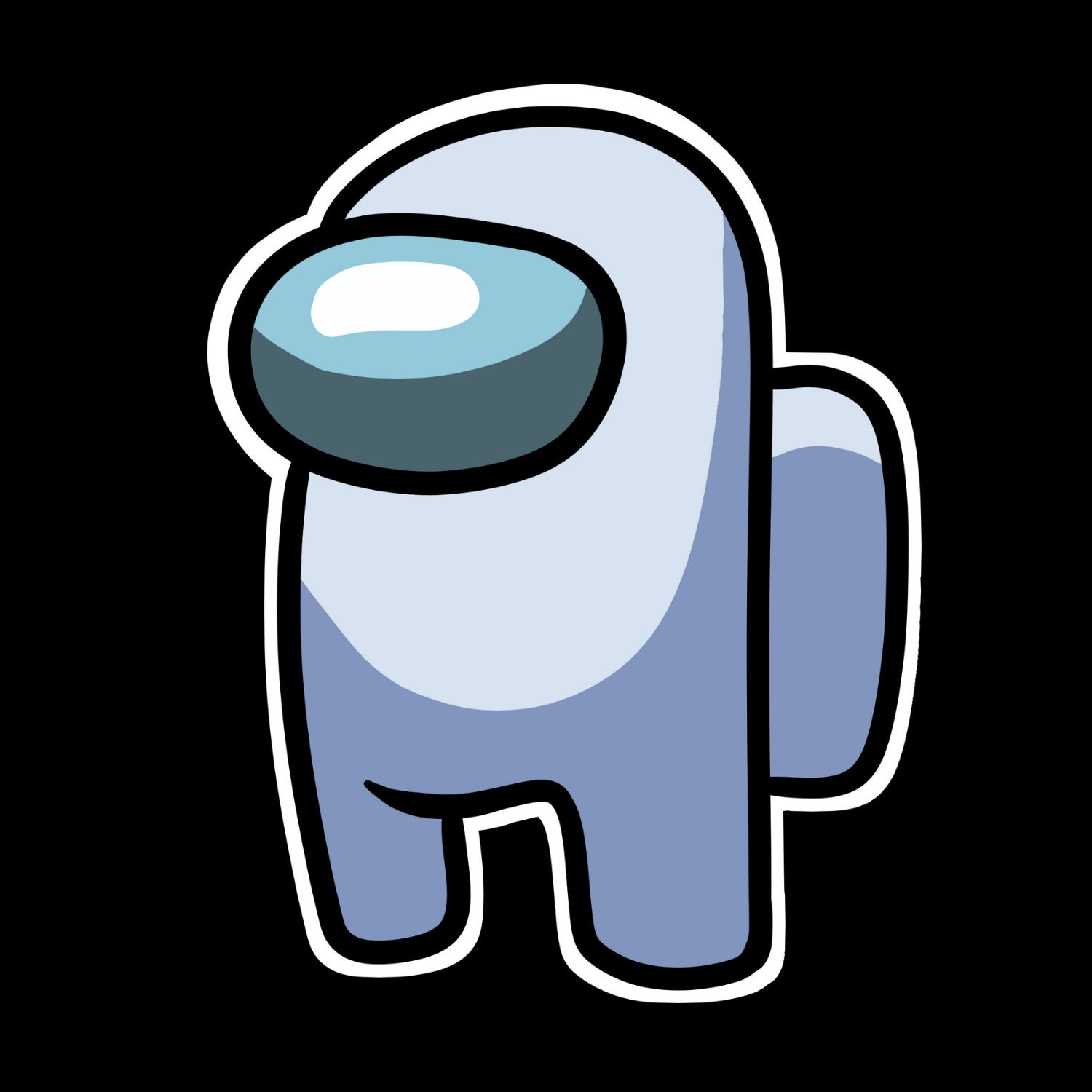 Among us white logo tolfultimate