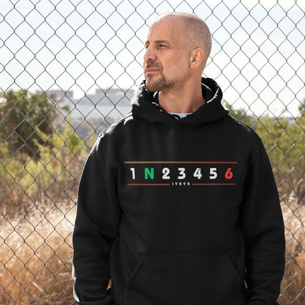 Gear Shift Hoodie Etsy