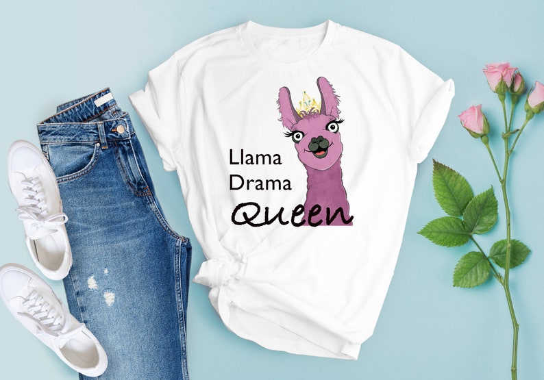 llama queen shirt