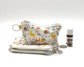 Snail gift zipper pouch snail lover change purse snail lover gift snail lover gift for her snail print purse organizer cute snail coin pouch