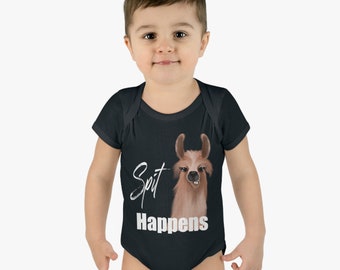 Funny llama Infant Baby Bodysuit cute llama theme baby gift