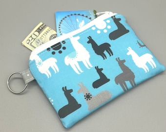 Llama gift llama lover gift set alpaca theme zipper pouch set llama theme makeup bag coin pouch for alpaca lover pencil pouch