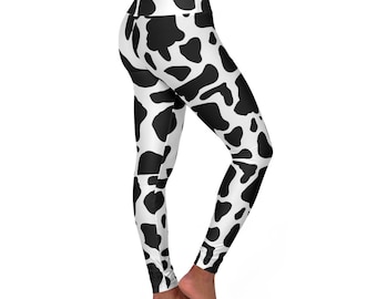 cow pattern leggings