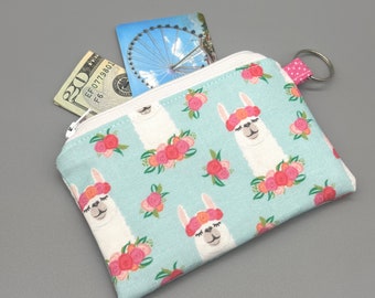 Llama gift llama lover gift set alpaca theme zipper pouch set llama theme makeup bag coin pouch for alpaca lover pencil pouch