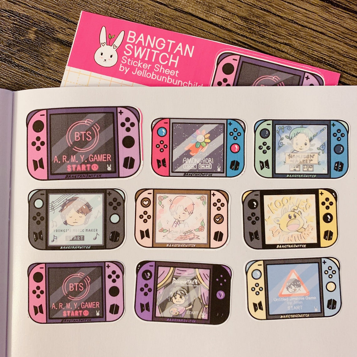 Bts nintendo switch case - stormju