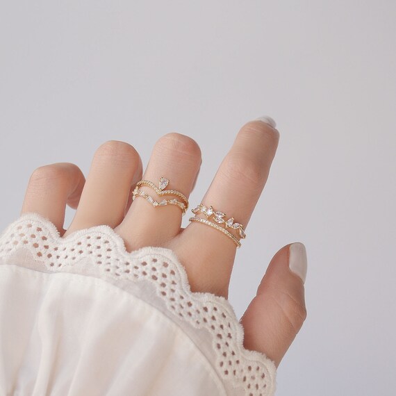 Adjustable stacking hotsell rings