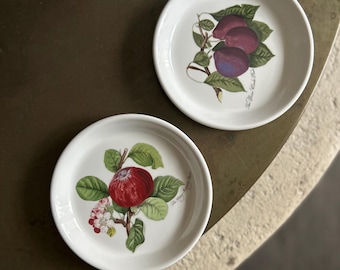 Vintage Portmeirion Pomona Fruit Coasters - Set of (2)