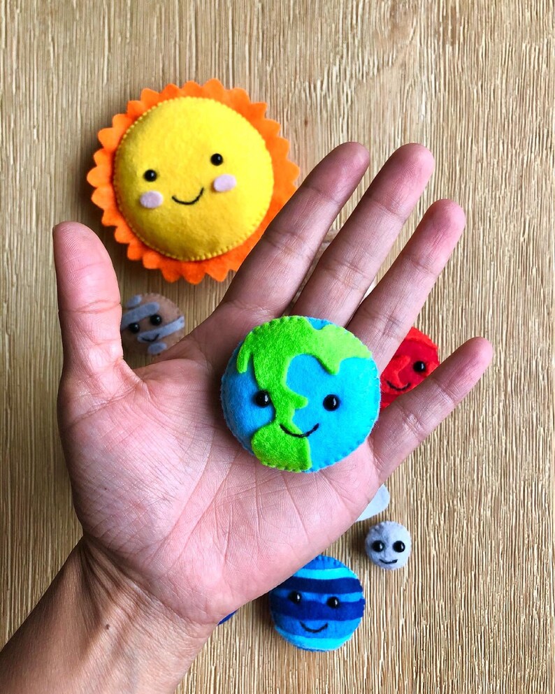 Solar System Felt Set - Etsy