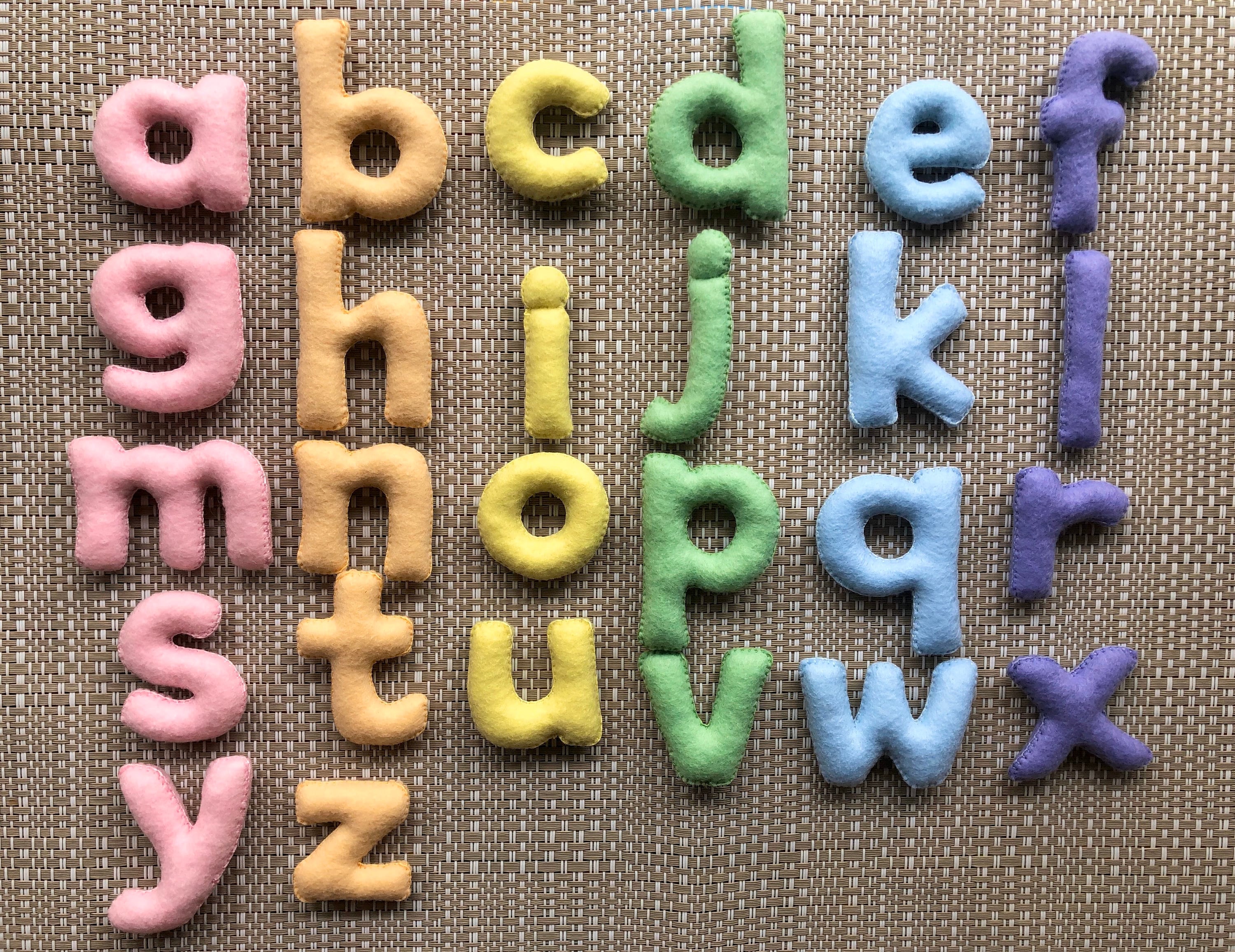 Munchkin and Bean: Stuffed Felt Alphabet