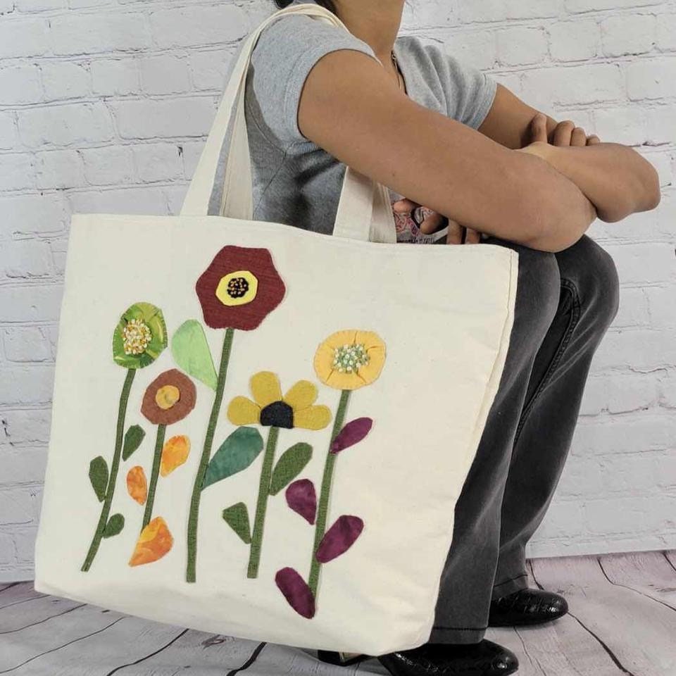 Aesthetic Floral Art Tote Bag for Sale by jamcreation