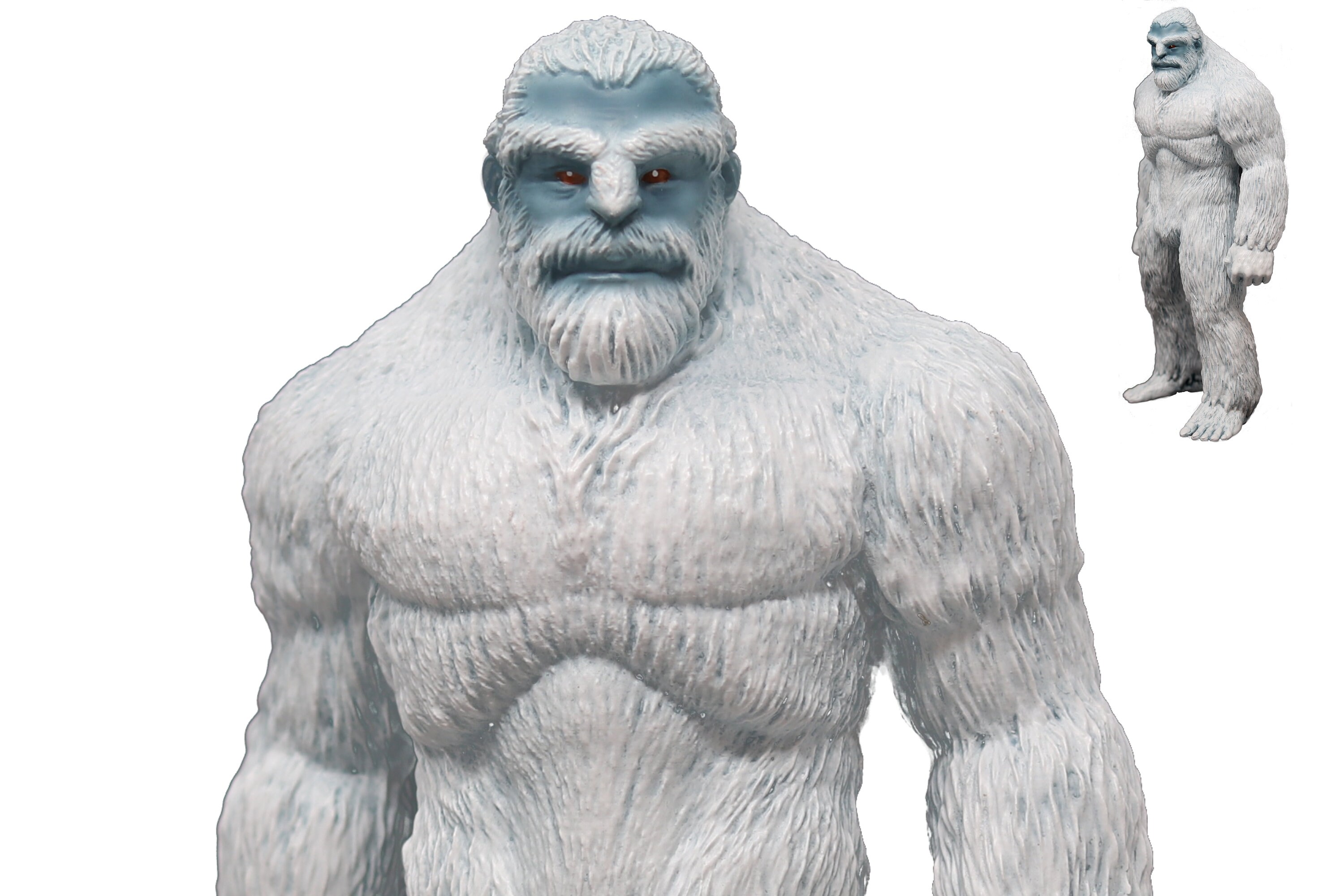 yeti tree hugger statue
