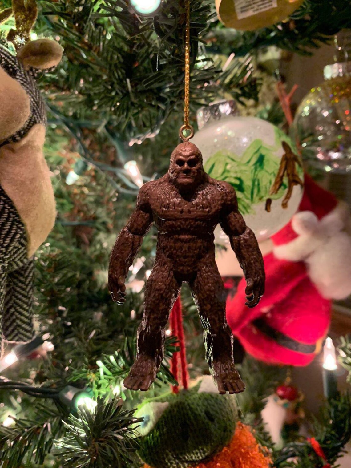 Epic Bigfoot Tree Ornament Sasquatch Figure Cryptid Figurine | Etsy